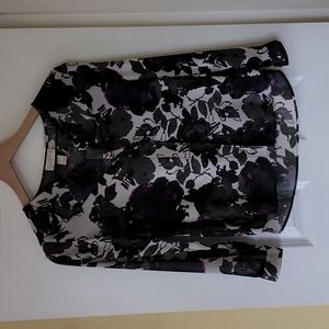LOFT Petite floral blouse XXSP